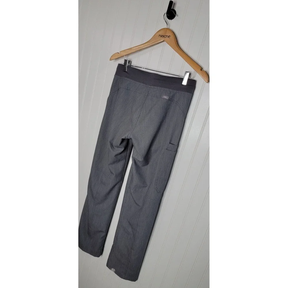 FIGS Kade Cargo Technical Collection Scrub Pants Women's Size XS Gray